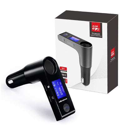 G7S รถแฮนด์ฟรี Bluetooth MP3 Player เครื่องส่งสัญญาณ FM พร้อมจอแสดงผล LCD, G7S