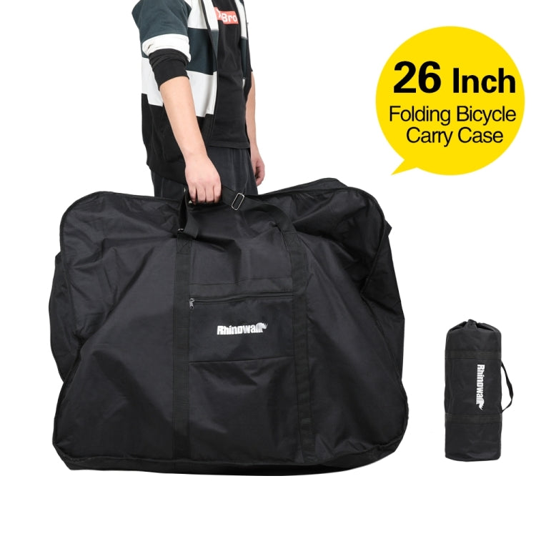 กระเป๋าใส่จักรยานแบบพับได้ Rhinowalk กระเป๋าใส่จักรยานไฟฟ้าขนาด 26 นิ้ว, RF260