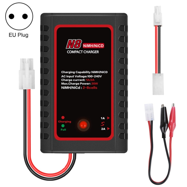 HTRC N8 Ni-MH Ni-Cr เครื่องชาร์จแบตเตอรี่ เครื่องชาร์จอัจฉริยะ,, EU Plug, US Plug, UK Plug