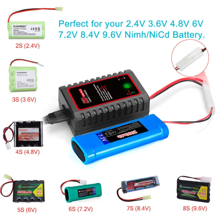 HTRC N8 Ni-MH Ni-Cr เครื่องชาร์จแบตเตอรี่ เครื่องชาร์จอัจฉริยะ,, EU Plug, US Plug, UK Plug