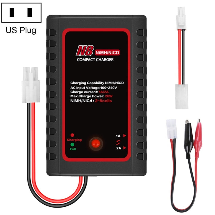 HTRC N8 Ni-MH Ni-Cr เครื่องชาร์จแบตเตอรี่ เครื่องชาร์จอัจฉริยะ,, EU Plug, US Plug, UK Plug
