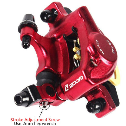 ซูม HB100 จักรยานเสือภูเขาไฮดรอลิกเบรค Caliper จักรยานพับสายดึงไฮดรอลิกเบรค Caliper, Front, Rear, Front and Rear