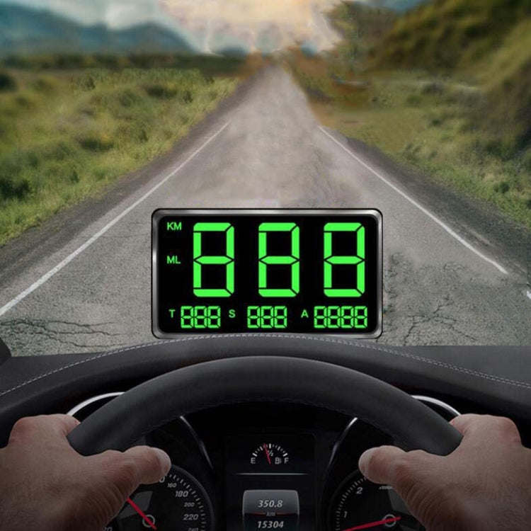 Kingneed C80 4.5 นิ้ว HUD รถ Head-up Display GPS เครื่องวัดความเร็ว Overspeed Alarm ระยะทางความสูงนาฬิกา, C80 4.5inch