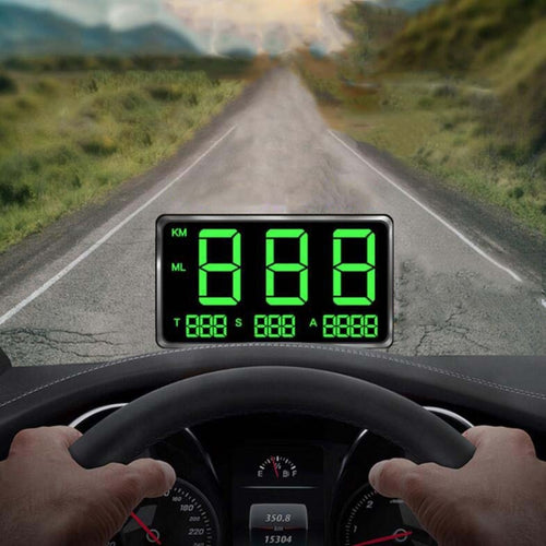 Kingneed C80 4.5 นิ้ว HUD รถ Head-up Display GPS เครื่องวัดความเร็ว Overspeed Alarm ระยะทางความสูงนาฬิกา, C80 4.5inch