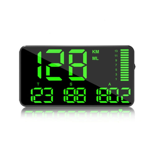 Kingneed C90 5.5 นิ้ว HUD รถ Head-up Display GPS รถสากลระยะทางความเร็วเมตร Speeding Alarm / GPS ดาวเทียมวัดความเร็ว, C90 5.5inch