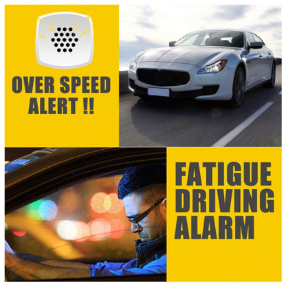 Kingneed C90 5.5 นิ้ว HUD รถ Head-up Display GPS รถสากลระยะทางความเร็วเมตร Speeding Alarm / GPS ดาวเทียมวัดความเร็ว, C90 5.5inch
