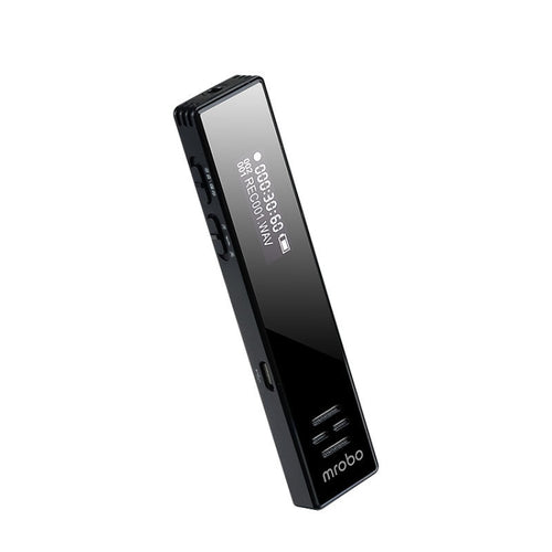 MROBO A10 เครื่องบันทึกเสียงระดับมืออาชีพ HD ลดเสียงรบกวนเครื่องเล่นหน้าจอสี MP3 นักเรียน, 8GB, 16 GB