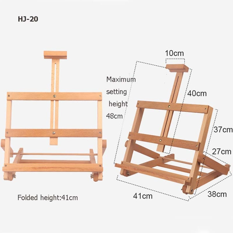 แนวนอนเดสก์ท็อปขาตั้งไม้Sketchนิทรรศการขาตั้ง, Beech  45x37x50cm, Beech 35x33x48cm, Yellow Pine 35x33x48cm