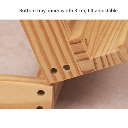 แนวนอนเดสก์ท็อปขาตั้งไม้Sketchนิทรรศการขาตั้ง, Beech  45x37x50cm, Beech 35x33x48cm, Yellow Pine 35x33x48cm