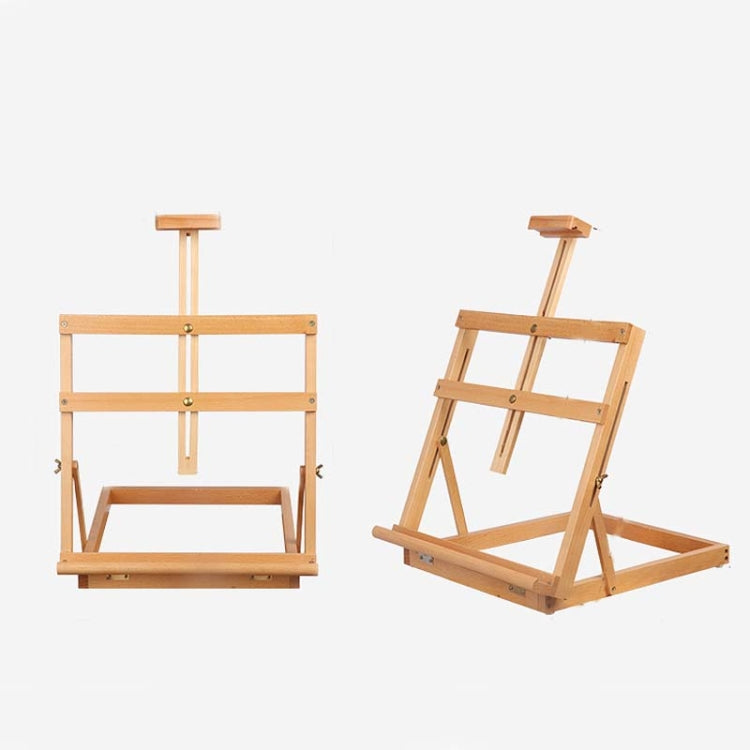 แนวนอนเดสก์ท็อปขาตั้งไม้Sketchนิทรรศการขาตั้ง, Beech  45x37x50cm, Beech 35x33x48cm, Yellow Pine 35x33x48cm