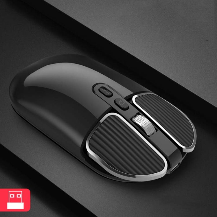 M203 2.4Ghz 5 ปุ่ม 1600DPI เมาส์ออปติคอลไร้สายคอมพิวเตอร์โน้ตบุ๊ค Office Home Silent Mouse, 2.4G