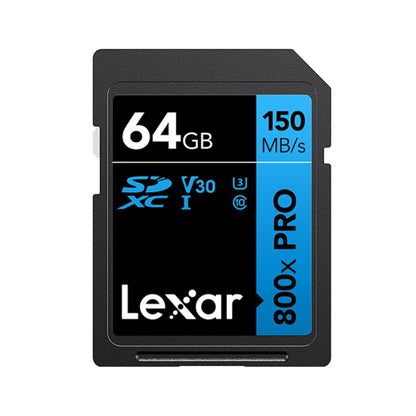 Lexar SD-800X Pro การ์ด SD ความเร็วสูง SLR การ์ดหน่วยความจำกล้อง, 32GB, 64GB
