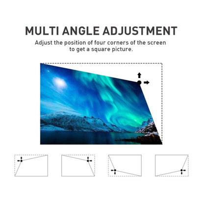 P11 854x480 DLP มินิโปรเจคเตอร์อัจฉริยะพร้อมรีโมทคอนโทรลอินฟราเรด, Android 9.0, 2GB+16GB, รองรับ WiFi 2.4G/5G, บลูทูธ, การ์ด TF