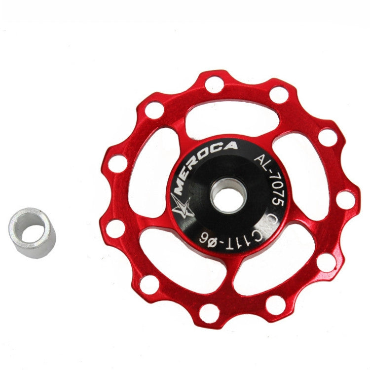 4 PCS MEROCA แบริ่งโลหะจักรยานเสือภูเขาจักรยานด้านหลัง Derailleur ล้อ 11 T/13 T ล้อ, 11T Black, 11T Red, 13T Red, 11T Blue, 13T Blue, 11T Purple, 13T Purple, 11T Silver, 13T Silver, 11T Electroplating Colorful, 13T Electroplating Colorful