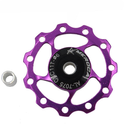 4 PCS MEROCA แบริ่งโลหะจักรยานเสือภูเขาจักรยานด้านหลัง Derailleur ล้อ 11 T/13 T ล้อ, 11T Black, 11T Red, 13T Red, 11T Blue, 13T Blue, 11T Purple, 13T Purple, 11T Silver, 13T Silver, 11T Electroplating Colorful, 13T Electroplating Colorful