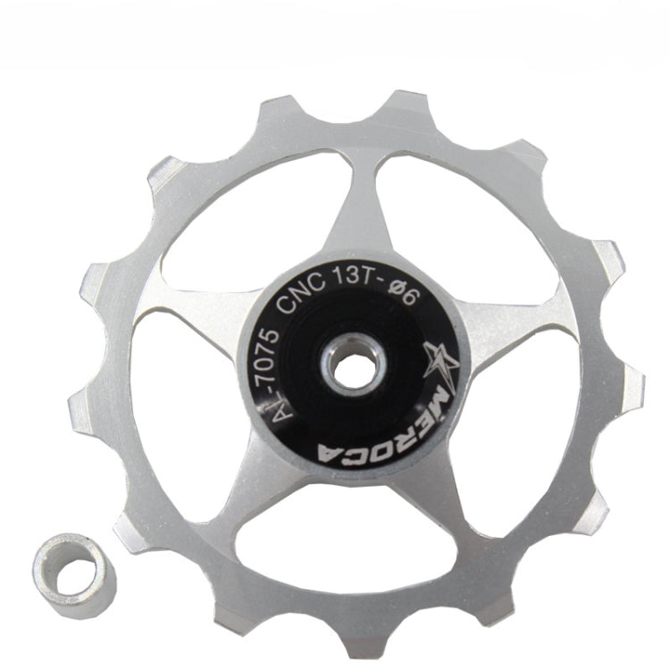 4 PCS MEROCA แบริ่งโลหะจักรยานเสือภูเขาจักรยานด้านหลัง Derailleur ล้อ 11 T/13 T ล้อ, 11T Black, 11T Red, 13T Red, 11T Blue, 13T Blue, 11T Purple, 13T Purple, 11T Silver, 13T Silver, 11T Electroplating Colorful, 13T Electroplating Colorful