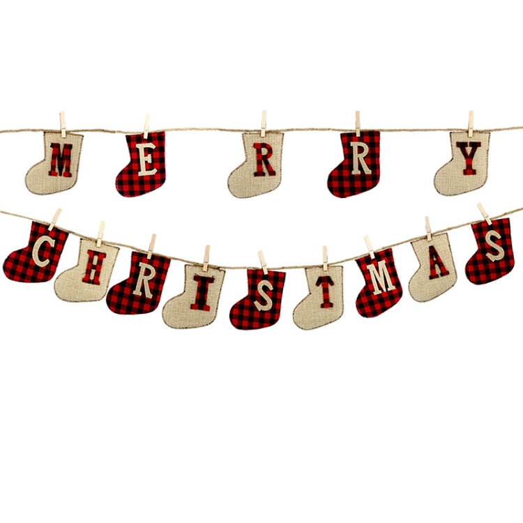 แบนเนอร์คริสต์มาส สุขสันต์วันคริสต์มาส คริสต์มาส ตกแต่งธง จี้คริสต์มาส, MERRY CHRISTMAS Flag