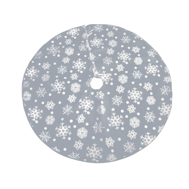 ตกแต่งคริสต์มาส กระโปรงต้นไม้เกล็ดหิมะ อุปกรณ์ตกแต่งต้นคริสต์มาส, Snowflake Tree Skirt