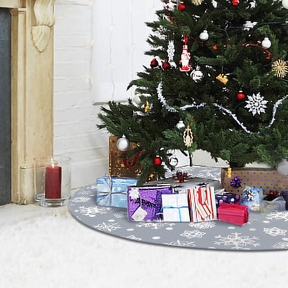 ตกแต่งคริสต์มาส กระโปรงต้นไม้เกล็ดหิมะ อุปกรณ์ตกแต่งต้นคริสต์มาส, Snowflake Tree Skirt