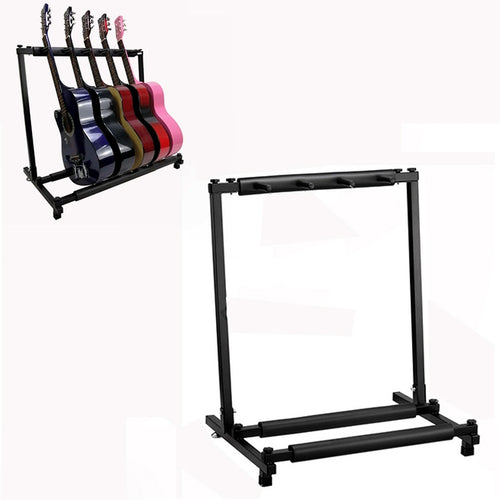 ชั้นวางขาตั้งกีตาร์โลหะยาวแบบพับได้, Three Racks, Five Racks, Seven Racks, Nine Racks