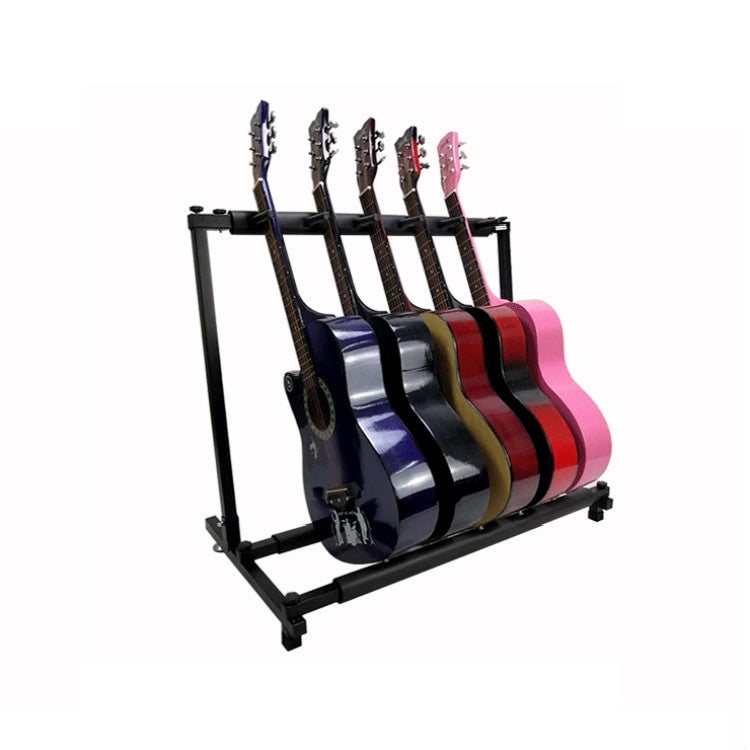 ชั้นวางขาตั้งกีตาร์โลหะยาวแบบพับได้, Three Racks, Five Racks, Seven Racks, Nine Racks