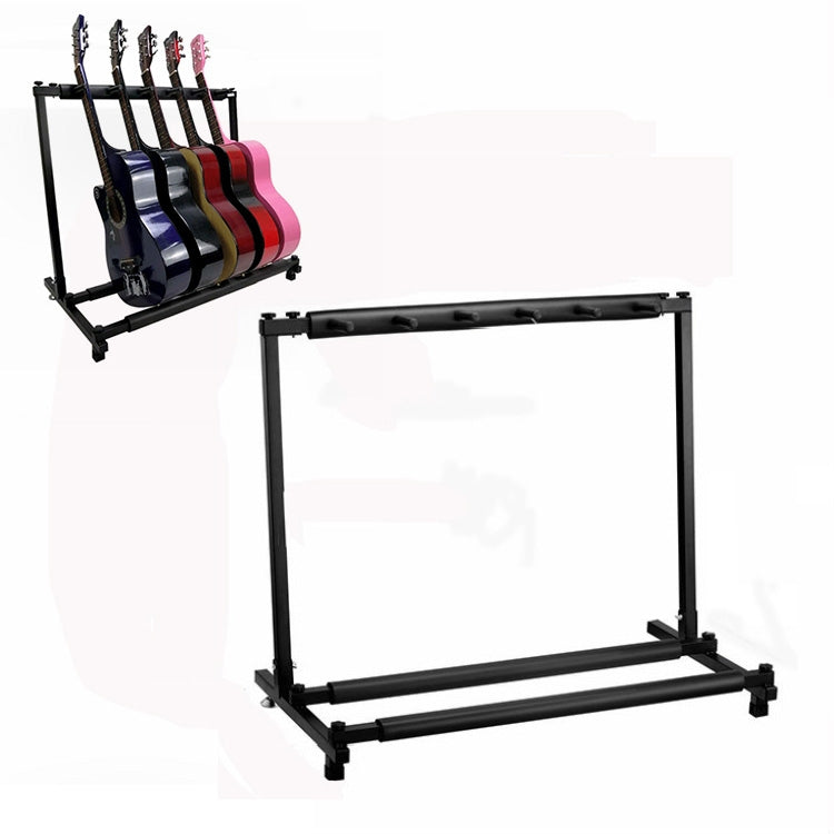 ชั้นวางขาตั้งกีตาร์โลหะยาวแบบพับได้, Three Racks, Five Racks, Seven Racks, Nine Racks