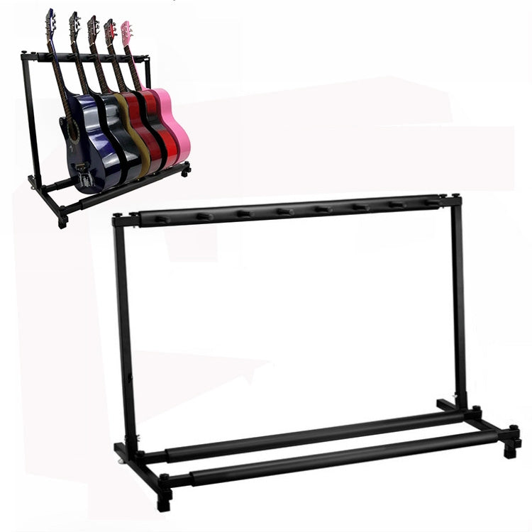 ชั้นวางขาตั้งกีตาร์โลหะยาวแบบพับได้, Three Racks, Five Racks, Seven Racks, Nine Racks
