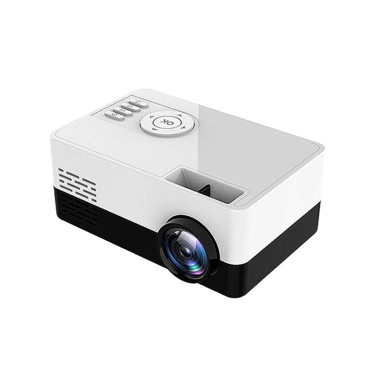 S261/J16 Home Mini HD 1080P โปรเจคเตอร์ LED แบบพกพา, รองรับการ์ด TF / ดิสก์ AV / U, US Plug, EU Plug, UK Plug, AU Plug