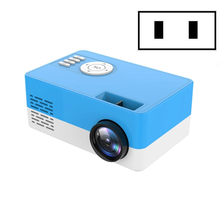 S261/J16 Home Mini HD 1080P โปรเจคเตอร์ LED แบบพกพา, รองรับการ์ด TF / ดิสก์ AV / U, US Plug, EU Plug, UK Plug, AU Plug