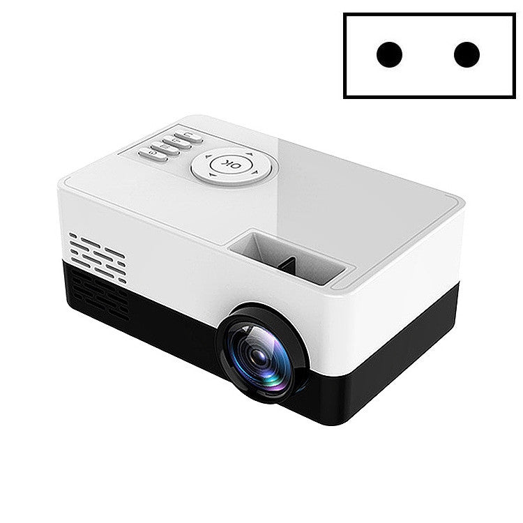 S261/J16 Home Mini HD 1080P โปรเจคเตอร์ LED แบบพกพา, รองรับการ์ด TF / ดิสก์ AV / U, US Plug, EU Plug, UK Plug, AU Plug