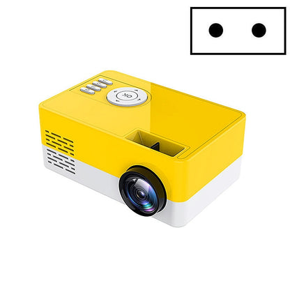 S261/J16 Home Mini HD 1080P โปรเจคเตอร์ LED แบบพกพา, รองรับการ์ด TF / ดิสก์ AV / U, US Plug, EU Plug, UK Plug, AU Plug