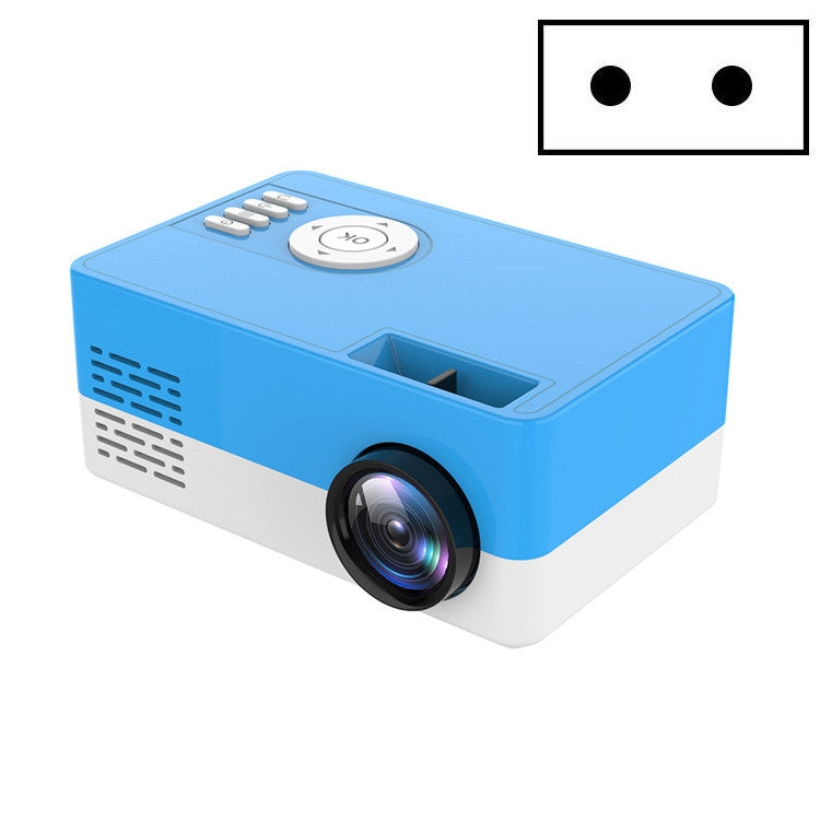 S261/J16 Home Mini HD 1080P โปรเจคเตอร์ LED แบบพกพา, รองรับการ์ด TF / ดิสก์ AV / U, US Plug, EU Plug, UK Plug, AU Plug