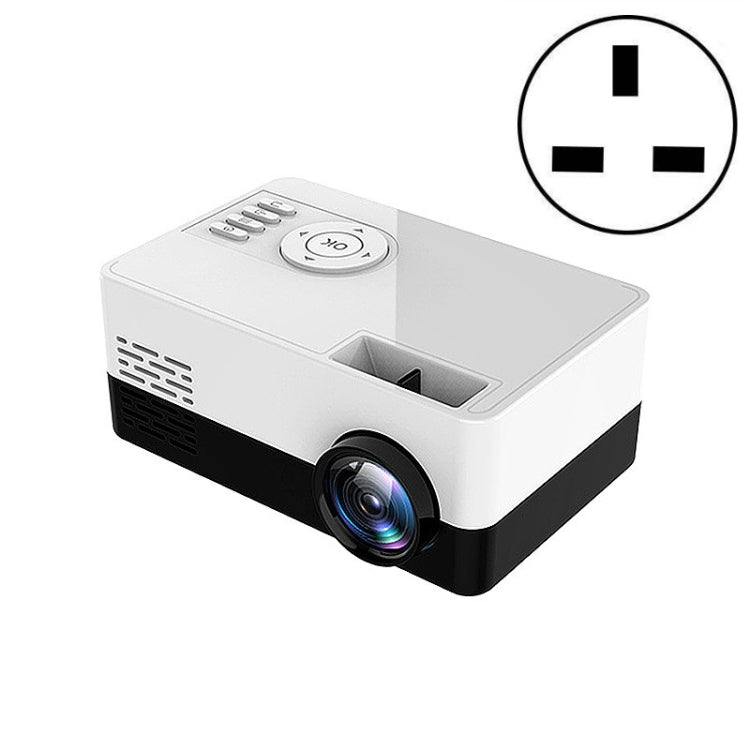 S261/J16 Home Mini HD 1080P โปรเจคเตอร์ LED แบบพกพา, รองรับการ์ด TF / ดิสก์ AV / U, US Plug, EU Plug, UK Plug, AU Plug