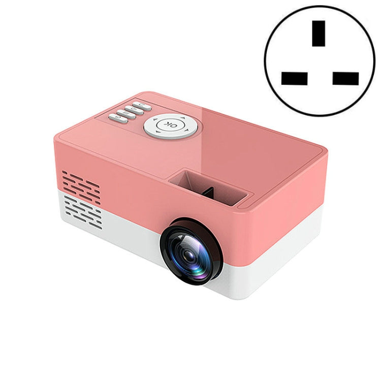S261/J16 Home Mini HD 1080P โปรเจคเตอร์ LED แบบพกพา, รองรับการ์ด TF / ดิสก์ AV / U, US Plug, EU Plug, UK Plug, AU Plug