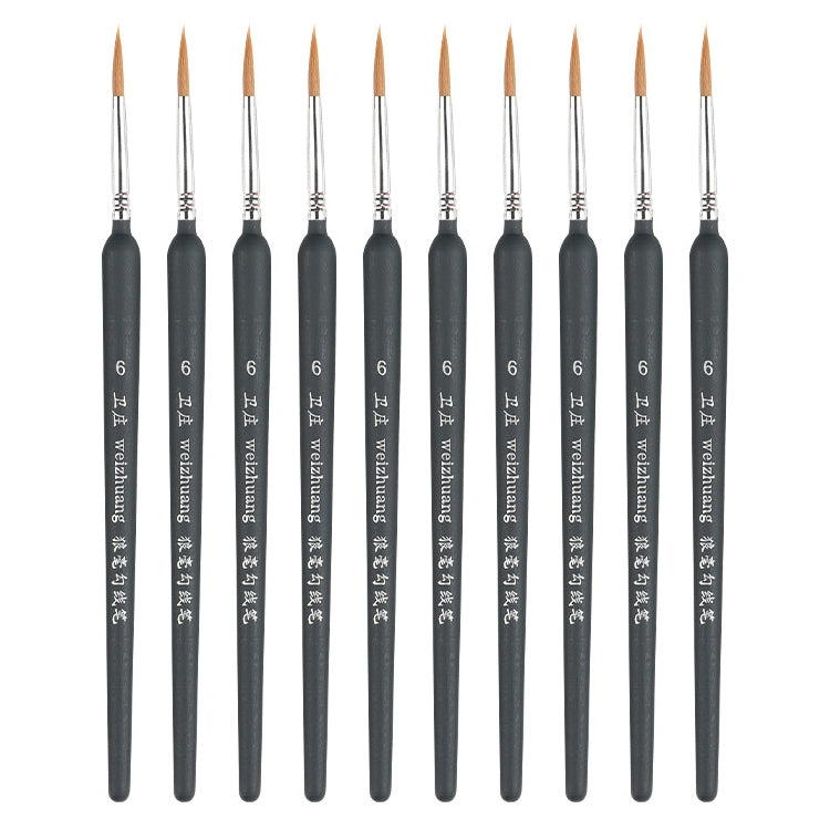 WeiZhuang Hook Line ปากกาภาพวาดมือวาดสีน้ำหมาป่า Mint Hook Line ปากกาภาพวาดจังหวะแปรงเส้นบาง, 10 PCS 00000 Dark Blue, 10 PCS 000 Dark Blue, 10 PCS 00 Dark Blue, 10 PCS 0 Dark Blue, 10 PCS 1 Dark Blue, 10 PCS 2 Dark Blue, 10 PCS 3 Dark Blue             ...