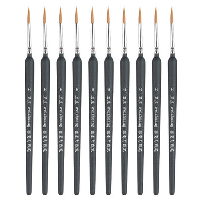 WeiZhuang Hook Line ปากกาภาพวาดมือวาดสีน้ำหมาป่า Mint Hook Line ปากกาภาพวาดจังหวะแปรงเส้นบาง, 10 PCS 00000 Dark Blue, 10 PCS 000 Dark Blue, 10 PCS 00 Dark Blue, 10 PCS 0 Dark Blue, 10 PCS 1 Dark Blue, 10 PCS 2 Dark Blue, 10 PCS 3 Dark Blue             ...