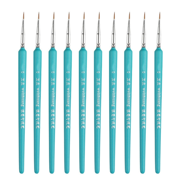 WeiZhuang Hook Line ปากกาภาพวาดมือวาดสีน้ำหมาป่า Mint Hook Line ปากกาภาพวาดจังหวะแปรงเส้นบาง, 10 PCS 00000 Dark Blue, 10 PCS 000 Dark Blue, 10 PCS 00 Dark Blue, 10 PCS 0 Dark Blue, 10 PCS 1 Dark Blue, 10 PCS 2 Dark Blue, 10 PCS 3 Dark Blue             ...