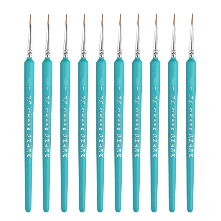WeiZhuang Hook Line ปากกาภาพวาดมือวาดสีน้ำหมาป่า Mint Hook Line ปากกาภาพวาดจังหวะแปรงเส้นบาง, 10 PCS 00000 Dark Blue, 10 PCS 000 Dark Blue, 10 PCS 00 Dark Blue, 10 PCS 0 Dark Blue, 10 PCS 1 Dark Blue, 10 PCS 2 Dark Blue, 10 PCS 3 Dark Blue             ...