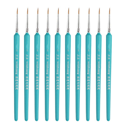 WeiZhuang Hook Line ปากกาภาพวาดมือวาดสีน้ำหมาป่า Mint Hook Line ปากกาภาพวาดจังหวะแปรงเส้นบาง, 10 PCS 00000 Dark Blue, 10 PCS 000 Dark Blue, 10 PCS 00 Dark Blue, 10 PCS 0 Dark Blue, 10 PCS 1 Dark Blue, 10 PCS 2 Dark Blue, 10 PCS 3 Dark Blue             ...