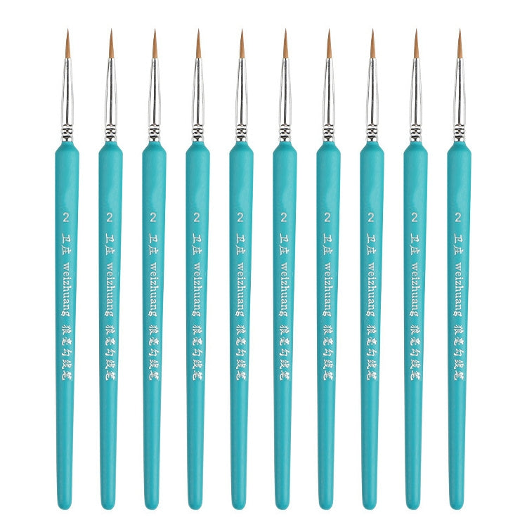 WeiZhuang Hook Line ปากกาภาพวาดมือวาดสีน้ำหมาป่า Mint Hook Line ปากกาภาพวาดจังหวะแปรงเส้นบาง, 10 PCS 00000 Dark Blue, 10 PCS 000 Dark Blue, 10 PCS 00 Dark Blue, 10 PCS 0 Dark Blue, 10 PCS 1 Dark Blue, 10 PCS 2 Dark Blue, 10 PCS 3 Dark Blue             ...