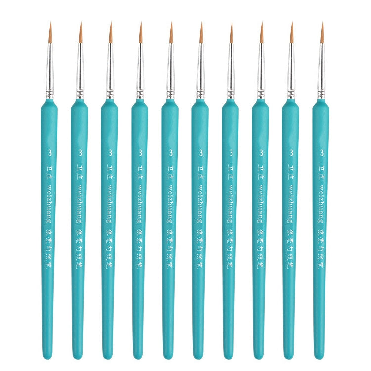 WeiZhuang Hook Line ปากกาภาพวาดมือวาดสีน้ำหมาป่า Mint Hook Line ปากกาภาพวาดจังหวะแปรงเส้นบาง, 10 PCS 00000 Dark Blue, 10 PCS 000 Dark Blue, 10 PCS 00 Dark Blue, 10 PCS 0 Dark Blue, 10 PCS 1 Dark Blue, 10 PCS 2 Dark Blue, 10 PCS 3 Dark Blue             ...