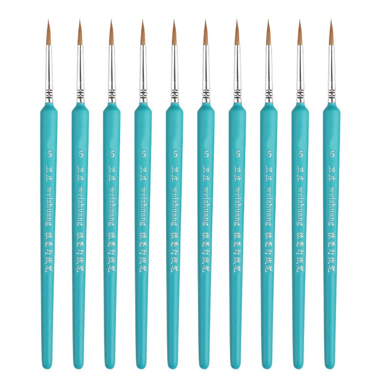 WeiZhuang Hook Line ปากกาภาพวาดมือวาดสีน้ำหมาป่า Mint Hook Line ปากกาภาพวาดจังหวะแปรงเส้นบาง, 10 PCS 00000 Dark Blue, 10 PCS 000 Dark Blue, 10 PCS 00 Dark Blue, 10 PCS 0 Dark Blue, 10 PCS 1 Dark Blue, 10 PCS 2 Dark Blue, 10 PCS 3 Dark Blue             ...