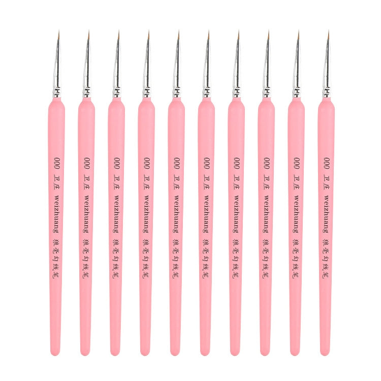 WeiZhuang Hook Line ปากกาภาพวาดมือวาดสีน้ำหมาป่า Mint Hook Line ปากกาภาพวาดจังหวะแปรงเส้นบาง, 10 PCS 00000 Dark Blue, 10 PCS 000 Dark Blue, 10 PCS 00 Dark Blue, 10 PCS 0 Dark Blue, 10 PCS 1 Dark Blue, 10 PCS 2 Dark Blue, 10 PCS 3 Dark Blue             ...