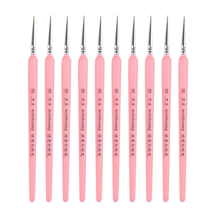 WeiZhuang Hook Line ปากกาภาพวาดมือวาดสีน้ำหมาป่า Mint Hook Line ปากกาภาพวาดจังหวะแปรงเส้นบาง, 10 PCS 00000 Dark Blue, 10 PCS 000 Dark Blue, 10 PCS 00 Dark Blue, 10 PCS 0 Dark Blue, 10 PCS 1 Dark Blue, 10 PCS 2 Dark Blue, 10 PCS 3 Dark Blue             ...