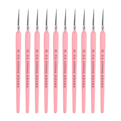 WeiZhuang Hook Line ปากกาภาพวาดมือวาดสีน้ำหมาป่า Mint Hook Line ปากกาภาพวาดจังหวะแปรงเส้นบาง, 10 PCS 00000 Dark Blue, 10 PCS 000 Dark Blue, 10 PCS 00 Dark Blue, 10 PCS 0 Dark Blue, 10 PCS 1 Dark Blue, 10 PCS 2 Dark Blue, 10 PCS 3 Dark Blue             ...