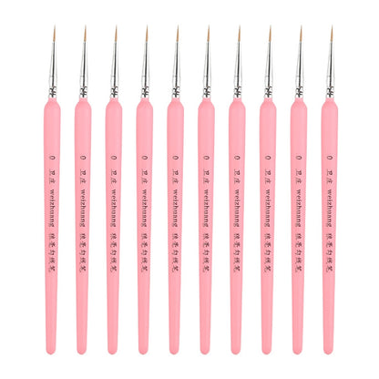 WeiZhuang Hook Line ปากกาภาพวาดมือวาดสีน้ำหมาป่า Mint Hook Line ปากกาภาพวาดจังหวะแปรงเส้นบาง, 10 PCS 00000 Dark Blue, 10 PCS 000 Dark Blue, 10 PCS 00 Dark Blue, 10 PCS 0 Dark Blue, 10 PCS 1 Dark Blue, 10 PCS 2 Dark Blue, 10 PCS 3 Dark Blue             ...