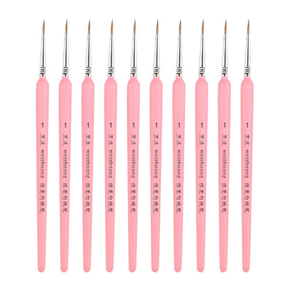 WeiZhuang Hook Line ปากกาภาพวาดมือวาดสีน้ำหมาป่า Mint Hook Line ปากกาภาพวาดจังหวะแปรงเส้นบาง, 10 PCS 00000 Dark Blue, 10 PCS 000 Dark Blue, 10 PCS 00 Dark Blue, 10 PCS 0 Dark Blue, 10 PCS 1 Dark Blue, 10 PCS 2 Dark Blue, 10 PCS 3 Dark Blue             ...