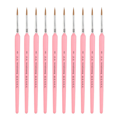 WeiZhuang Hook Line ปากกาภาพวาดมือวาดสีน้ำหมาป่า Mint Hook Line ปากกาภาพวาดจังหวะแปรงเส้นบาง, 10 PCS 00000 Dark Blue, 10 PCS 000 Dark Blue, 10 PCS 00 Dark Blue, 10 PCS 0 Dark Blue, 10 PCS 1 Dark Blue, 10 PCS 2 Dark Blue, 10 PCS 3 Dark Blue             ...