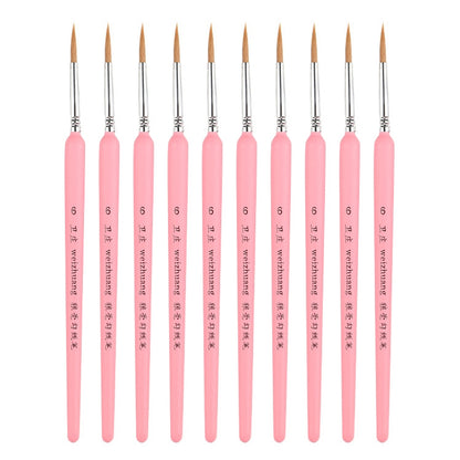 WeiZhuang Hook Line ปากกาภาพวาดมือวาดสีน้ำหมาป่า Mint Hook Line ปากกาภาพวาดจังหวะแปรงเส้นบาง, 10 PCS 00000 Dark Blue, 10 PCS 000 Dark Blue, 10 PCS 00 Dark Blue, 10 PCS 0 Dark Blue, 10 PCS 1 Dark Blue, 10 PCS 2 Dark Blue, 10 PCS 3 Dark Blue             ...