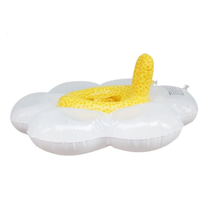 เด็ก Sun Flower แหวนที่นั่งแหวนว่ายน้ำเด็ก Inflatable Lifebuoy พร้อมหมอน, Sun Flower Seat Ring